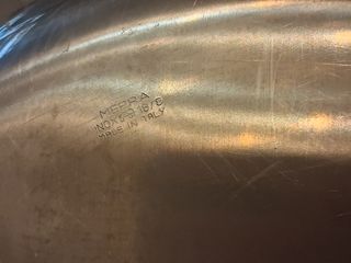 Antipastiera Mepra Vintage cristallo e acciaio ino