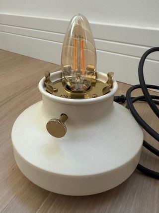Lámpara TÄRNABY Ikea Beige/Dorado