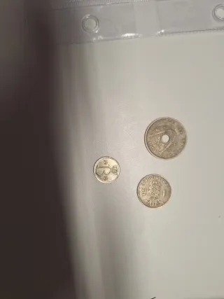 Lote de 3 monedas antiguas