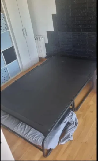 Sofá Cama Ikea Hammarn Tela y Metal