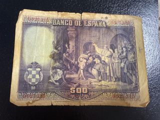 Billete 500 pesetas 1928 El Banco de España