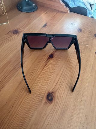 Gafas de sol Louis negras y plateadas