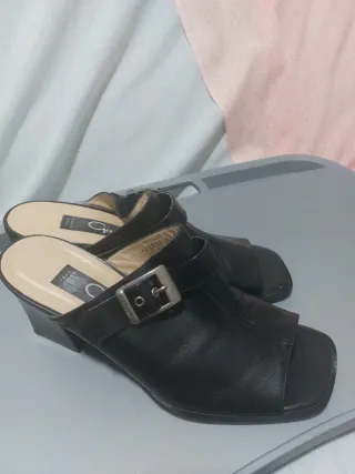 Sandalias Gabor Tacón Negro Talla 37