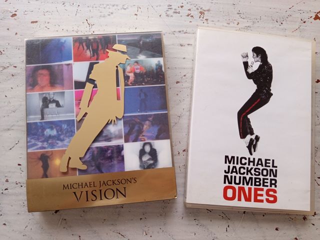 DVDs Michael Jackson Vision y Number Ones