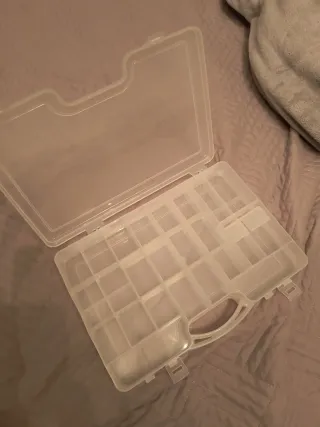 Cassetta doppia in crilex porta lenze pesca