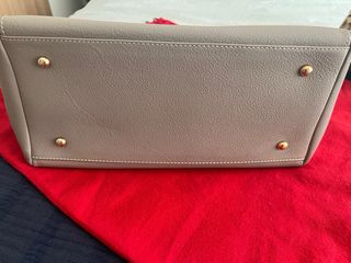 Bolso Carolina Herrera Beige y Rojo