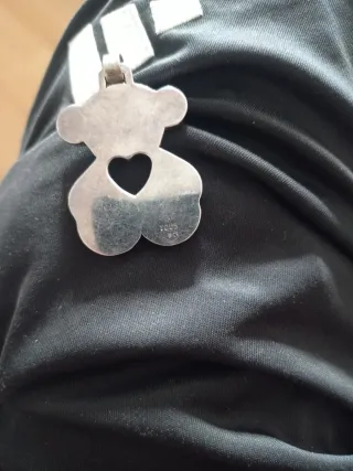 Colgante Oso Tous Corazón Plata
