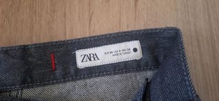 Vaquero mujer Zara,34, gris,tiro alto