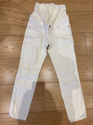 Vaquero premamá H&M beige Talla XS