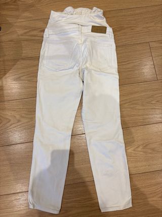 Vaquero premamá H&M beige Talla XS
