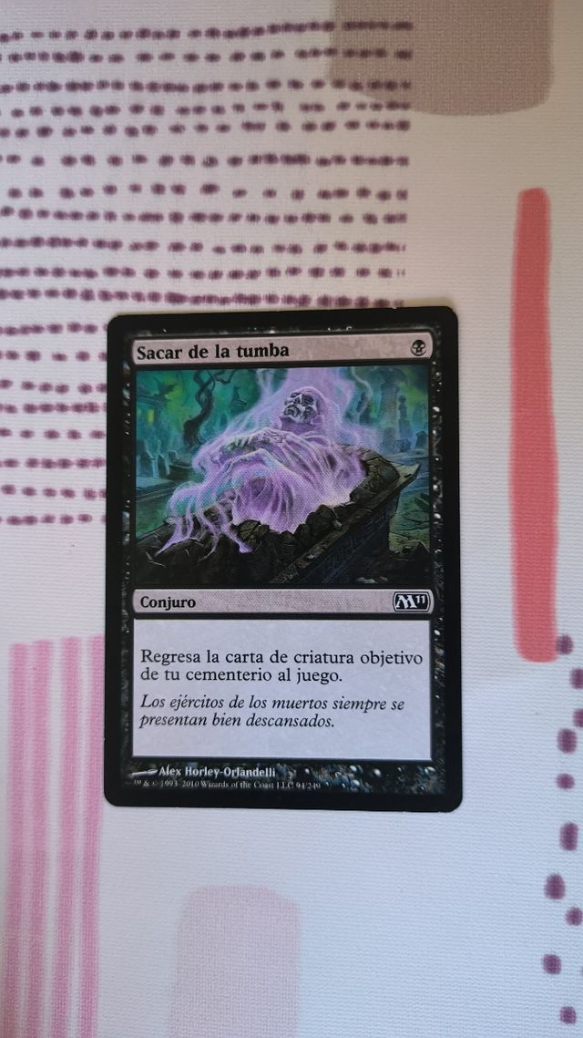 Sacar de la tumba MTG Error imprenta