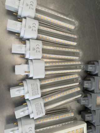 Bombillas LED G24 4 pines
3€ unidad!