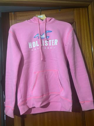 Sudadera Hollister Rosa