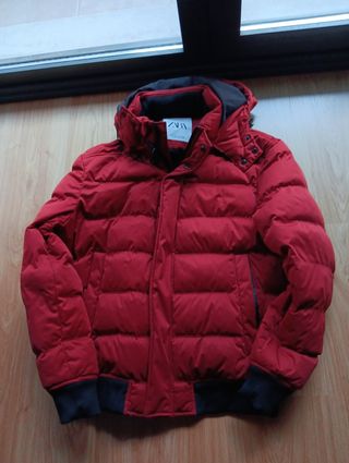 Plumas Zara Roja Talla M