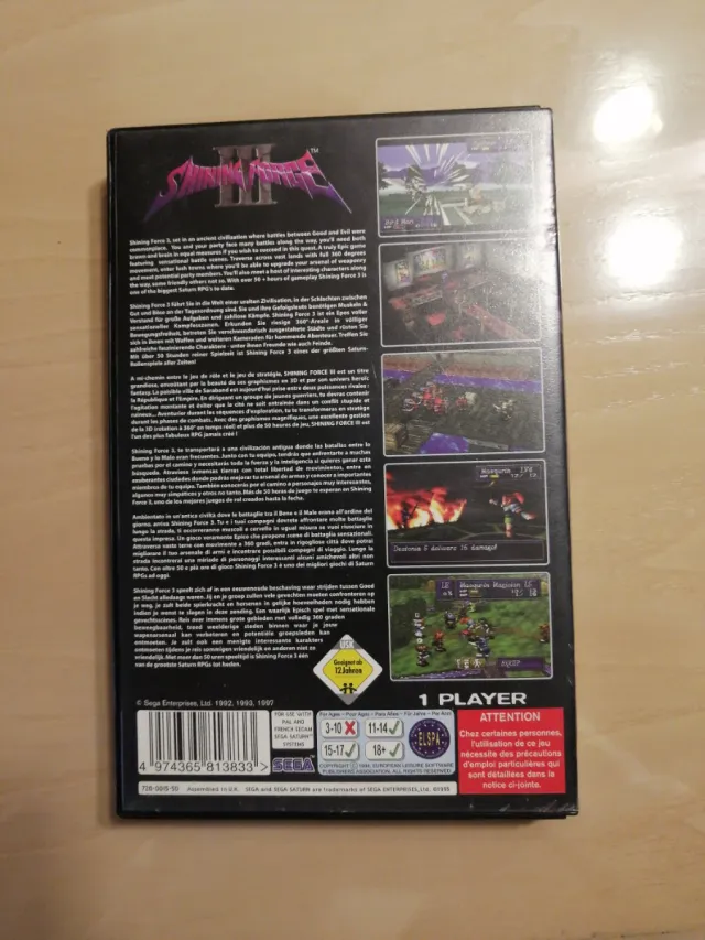 Shining Force III Sega Saturn