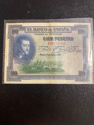 Billete 100 pesetas Banco de España 1925