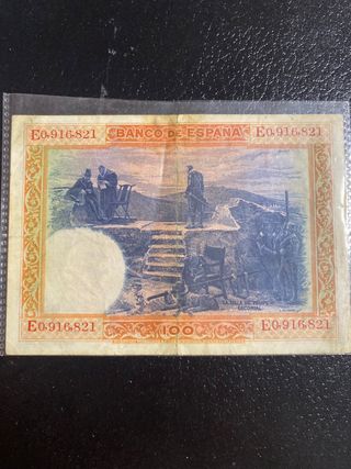 Billete 100 pesetas Banco de España 1925