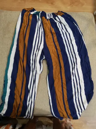Pantalón rayas mujer
