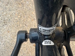 Bicicleta BMX D20 Negra y Naranja