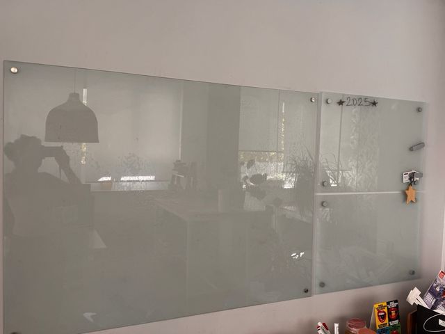 Pizarras de cristal para oficina (3 unidades)