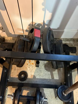 Equipo de pesas completo