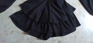 Mono pantalón negro manga larga talla S