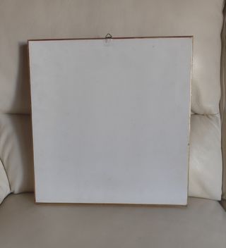 Quadro ricamato a mezzo punto