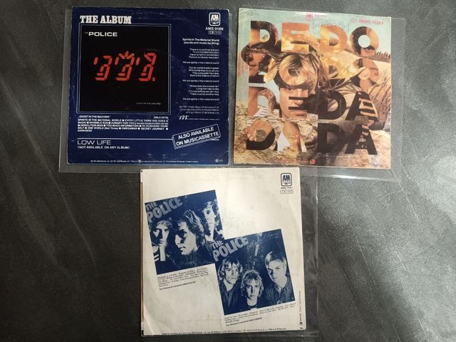 The Police: lote 9 singles vinilo