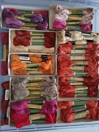 20 madejas de hilo para tapizar