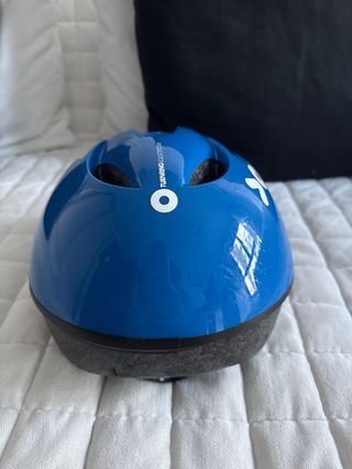 Casco B'Twin bicicleta niño azul