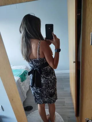 Vestido de fiesta estampado