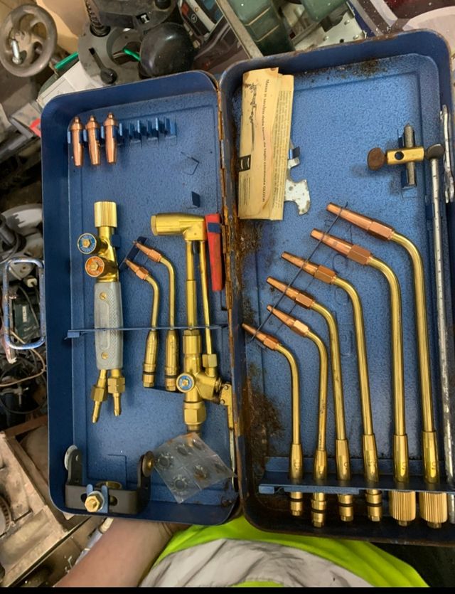 Soplete profesional con accesorios