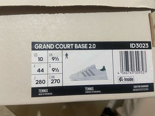 Adidas Grand Court Zapatillas Blancas/Verdes
