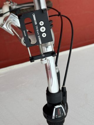 Bicicleta plegable blanca Gotty