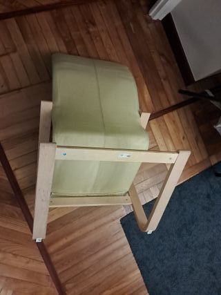 2 Mecedoras Ikea Madera Beige