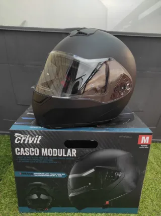 Crivit Casco Modular Moto Talla M