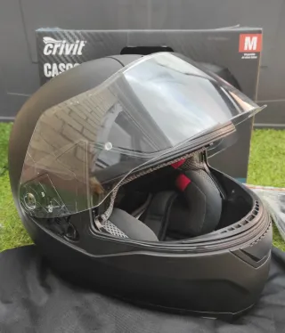 Crivit Casco Modular Moto Talla M