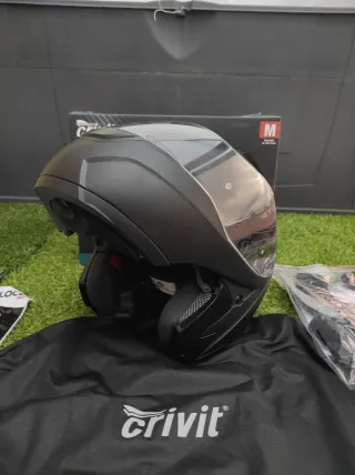 Crivit Casco Modular Moto Talla M