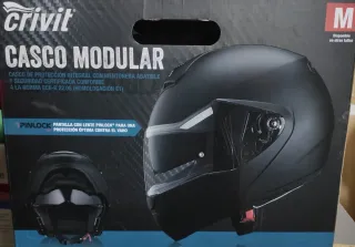 Crivit Casco Modular Moto Talla M