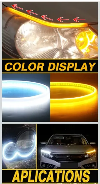 DRL LED Flexibles Diurnas e Intermitentes