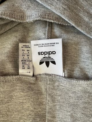 Conjunto Adidas Gris y Verde