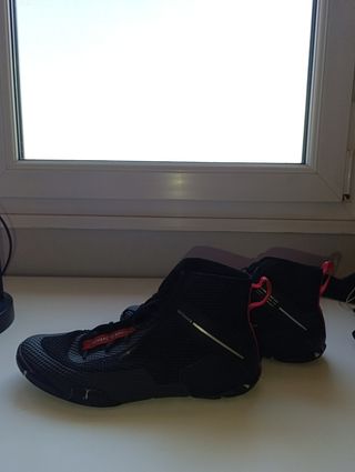 Zapatillas Boxeo Outshock Negras Rojas