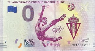 Billete 0€ Quini 70 Aniversario
