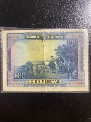 Billete 100 pesetas Banco de España 1928
