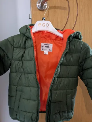 Cazadora infantil verde talla 92cm