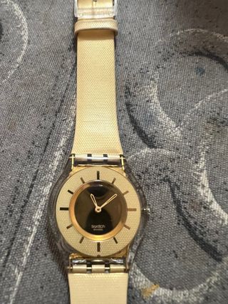 Reloj Swatch Skin Dorado Original Vintage