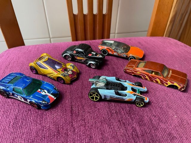 Lote de 6 Coches Hot Wheels