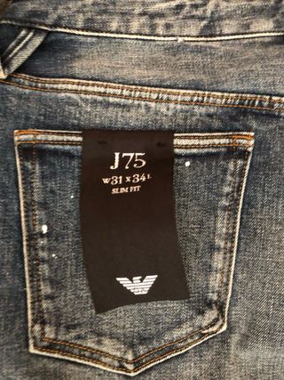 Vaqueros Emporio Armani Azules