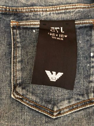 Vaqueros Emporio Armani Azules