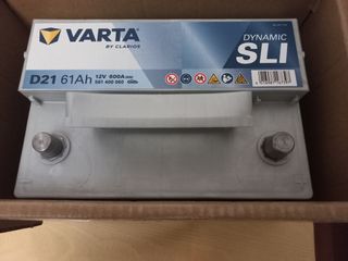 Batería Varta D21 61Ah 12V 600A SLI